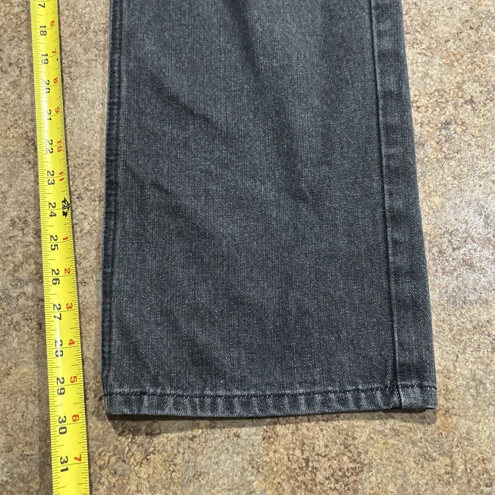 Vintage Y2k Rocawear Jeans Mens Size 36x30 Black Hip Hop Straight Flap